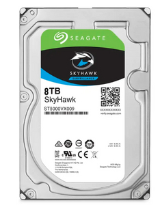 Seagate ST8000VX009 Skyhawk 8TB 하드 드라이브 - 3.5 내장형 - SATA(SATA/600) - 비디오 감시 시스템