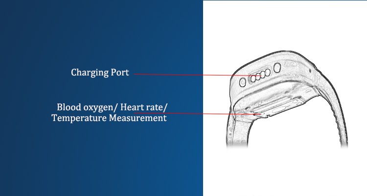 온도 심박수 Smart Watch GPS 추적 시계