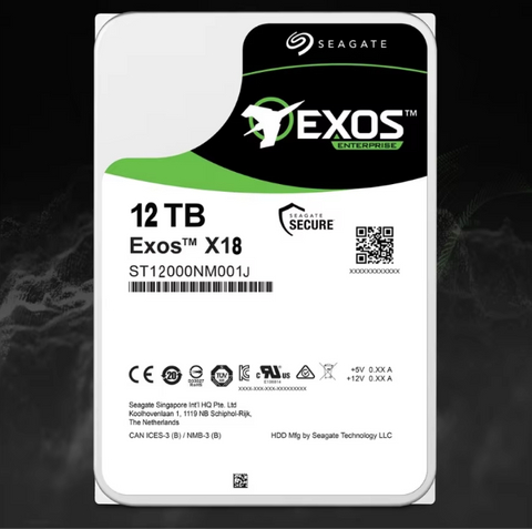 고품질 내부 ST12000NM000J 12TB 3.5' SATA 7200rpm 하드 디스크 서버